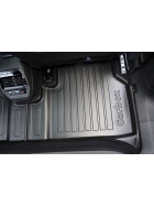 Fußmatte mit Rand - Audi Q4 e-tron Typ F4B (hinten rechts) - Fußraummatte passgenau geruchslos abriebfest Anti-Rutsch sicher