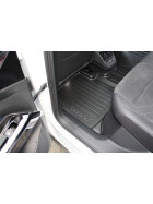 Fußmatte mit Rand - VW ID.3 ID3 Typ E1 (hinten links) - Fußraummatte passgenau geruchslos abriebfest Anti-Rutsch sicher