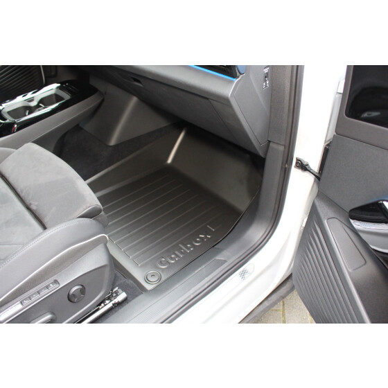 Fußmatte mit Rand - VW ID.5 ID5 Typ E39 (vorne rechts) - Fußraummatte passgenau geruchslos abriebfest Anti-Rutsch sicher