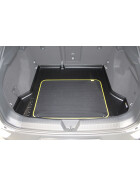 Kofferraummatte mit Rand - VW ID.4 E2 / E21 Ladeboden unten - Gepäckraummatte geruchslos abwaschbar passgenau keine Schmutznester