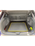 Kofferraummatte mit Rand - VW ID.5 E3 / E39 - Ladeboden obere Position - Gepäckraummatte geruchslos abwaschbar passgenau keine Schmutznester