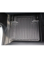 Fußmatte mit Rand - Renault ZOE hinten links - Fußraumschutz abwaschbar, geruchslos, abriebfest
