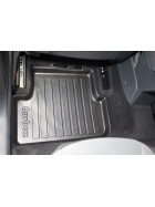 Fußmatte mit Rand - Seat Ibiza V Typ 6F hinten links - Fußraummatte hoch aus flexiblen Kunststoff - geruchslos abriebfest anti-rutsch gesichert abwaschbar