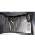 Fußmatte mit Rand - Seat Ibiza V Typ 6F hinten rechts - Fußraummatte hoch aus flexiblen Kunststoff - geruchslos abriebfest anti-rutsch gesichert abwaschbar