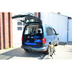 Fahrradheckträger VW Caddy IV - Mittellader - Zuladung max. 50 KG max. - 3 Räder