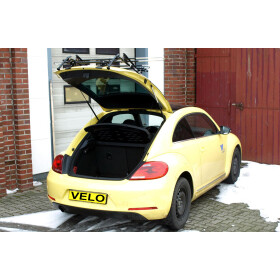 Fahrradträger VW Beetle 21st Century - Tieflader inkl. Beleuchtung - FirstClass Schienen - geringe Beladehöhe - Controler (331311) wird für Zusatzbeleuchtung benötigt)