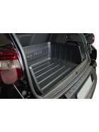 Kofferraumwanne BMW X3 G01 inklusive Ladekantenschutz - die Anti-Rutsch-Matte kann über die Stoßstange gelegt werden - kein Verrutschen durch Clip-Fixierung