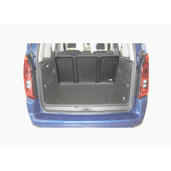 Kofferraummatte - Fiat e-Doblo III K9 ganzer Kofferraum - Rückseite der Rücksitze umgelegt 324152000 Gepäckraummatte passform Schalenmatte