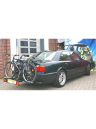 Paulchen Heckträger - BMW 7er Stufenheck E38 ab 06/1993-09/2001 - mit optionalen Trägersystem, Schienensystem und Zubehör