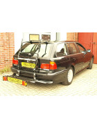 Paulchen Heckträger - BMW 5er Touring E39 ab 03/1997- - Trägersystem Tieflader inkl. Beleuchtung - Schienensystem First Class - ohne  Anhängerkupplung niedrige Ladekante