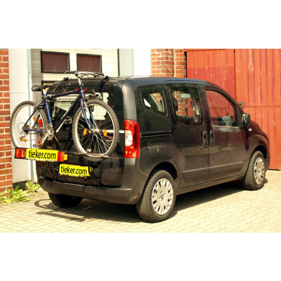Fahrradheckträger Fiat Fiorino (Heckklappe) - Mittellader - Zuladung max. 40 KG max. 2 Räder